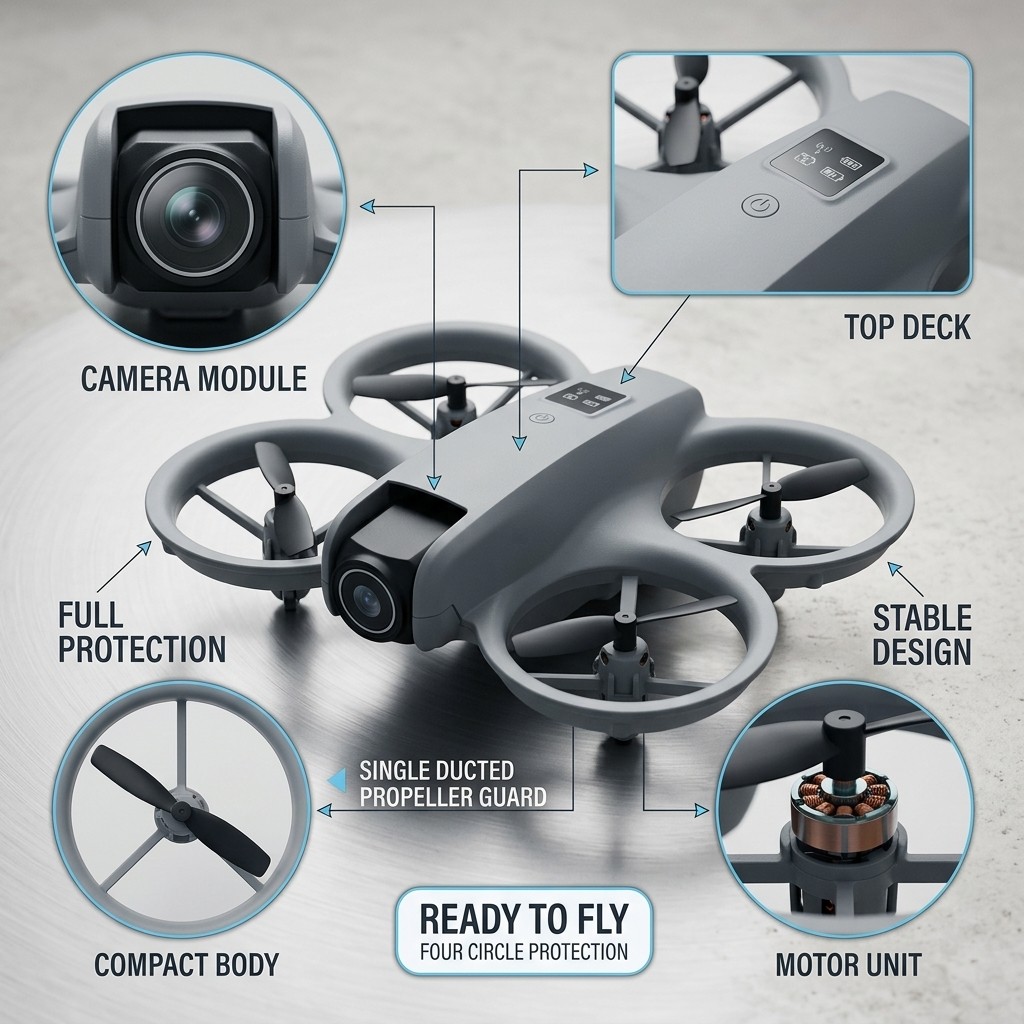 NOUVEAU Drone RC T3 MINI Profe - Drone Kit Tricopter avis et prix